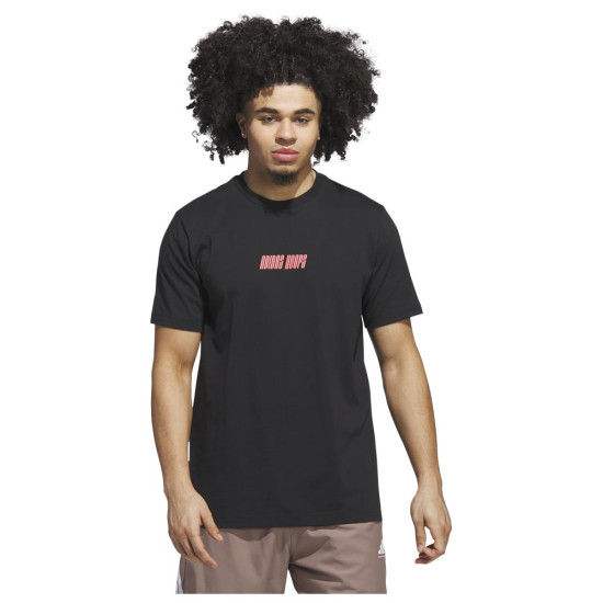Adidas Ανδρική κοντομάνικη μπλούζα Hoops Graphic Tee Adidas Ανδρική κοντομάνικη μπλούζα Hoops Graphic Tee